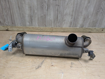 14-17 OEM BMW F22 F23 M235 Engine N55 Dual Exhaust Pipe Muffler w Black Tips