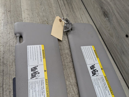 14-18 OEM BMW F15 F85 X5 X5M Left Right Interior Sun Visor Leather PAIR