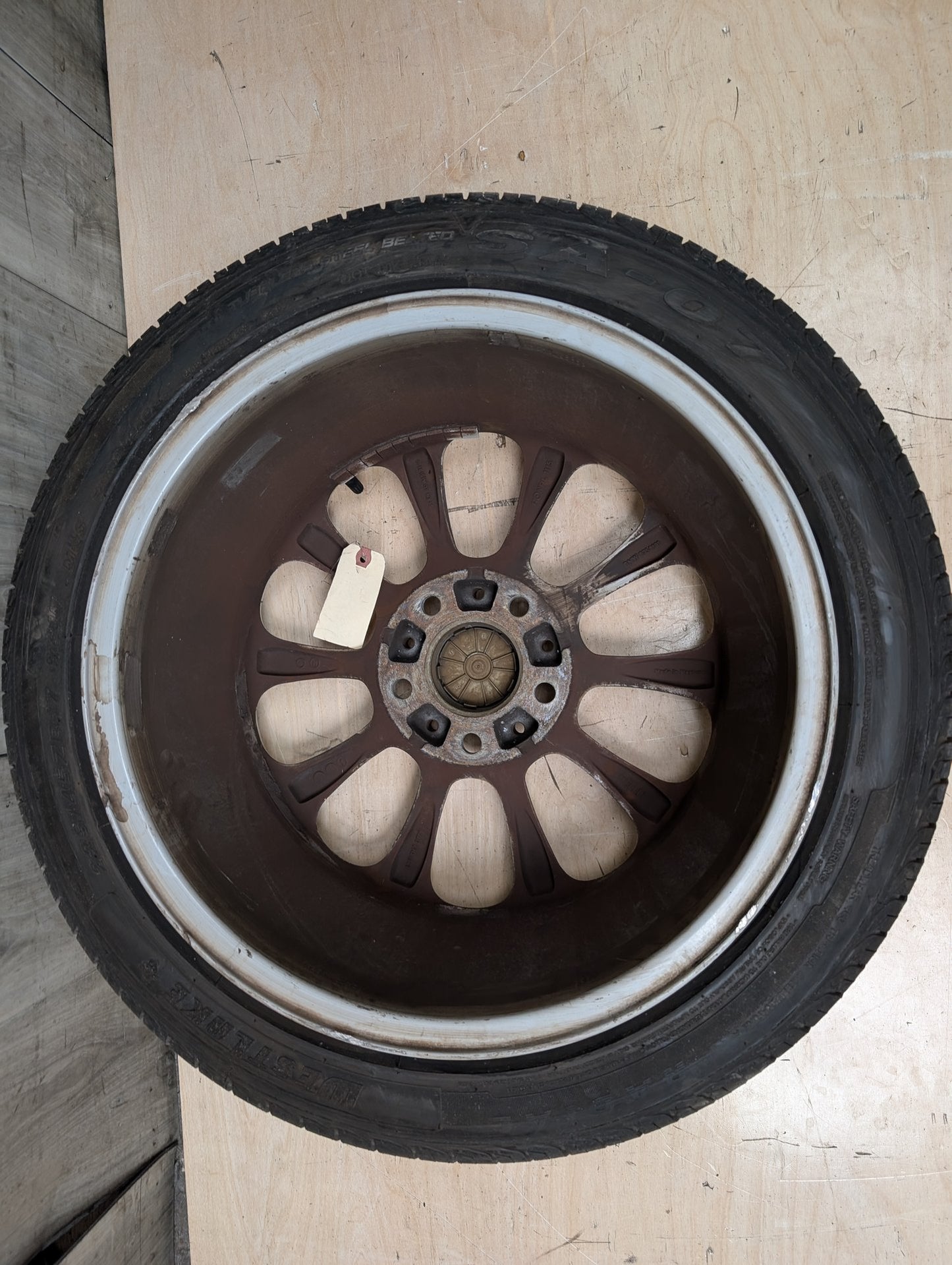 *03-08 OEM BMW E85 Z4 Rim Wheel 17x8" ET:47 LA Wheel Turbine Style 106