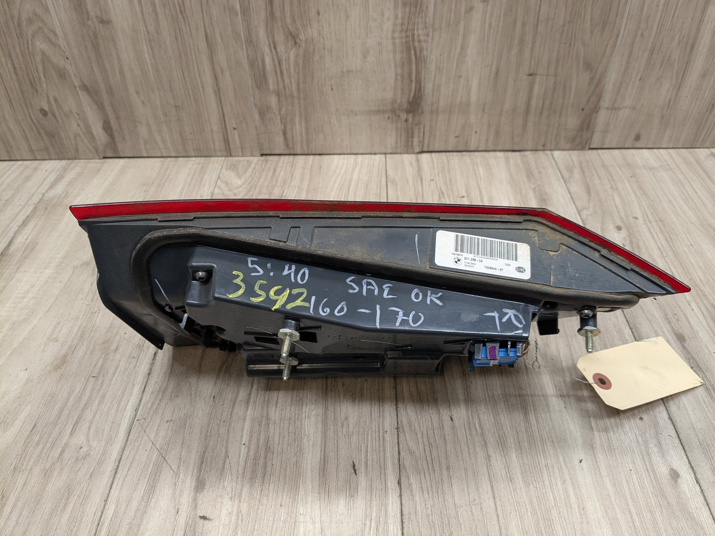 14-18 OEM BMW F15 F85 X5 X5M Rear Right Passenger Trunk Inner Stop Tail Light