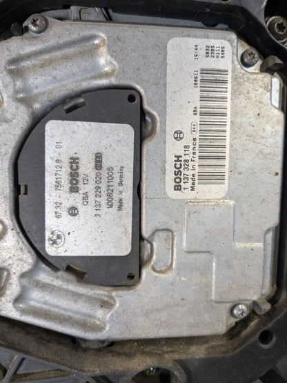 07-13 OEM BMW E82 E90 E92 335 Engine N54 N55 Radiator Cooling Auxiliary Fan 600W