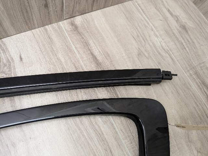 22-25 OEM BMW G42 G87 Left Driver Side Door Belt Molding Trim SHADOW GLOSS