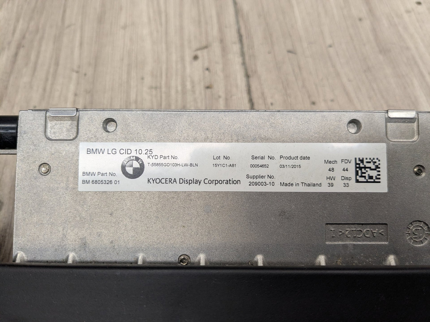 2016 BMW 750i G12 Monitor Display Screen 6805326 16-19 OEM BMW G11 G12 740 750 M760 Dash Navigation Display Monitor Screen 10,25""