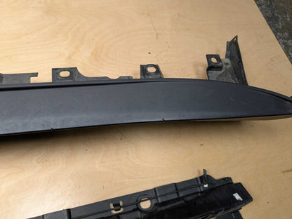 *14-18 OEM BMW F15 X5 Left Driver Side Skirt Rocker Panel Molding w/ Bracket