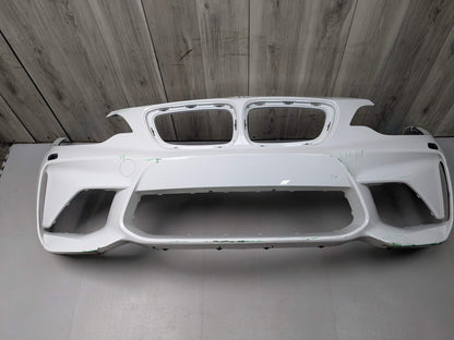 NOTE* 15-20 OEM BMW F87 M2 Front Bumper Cover Trim w/O PDC Holes White 300 White ALPINWEISS III (300)