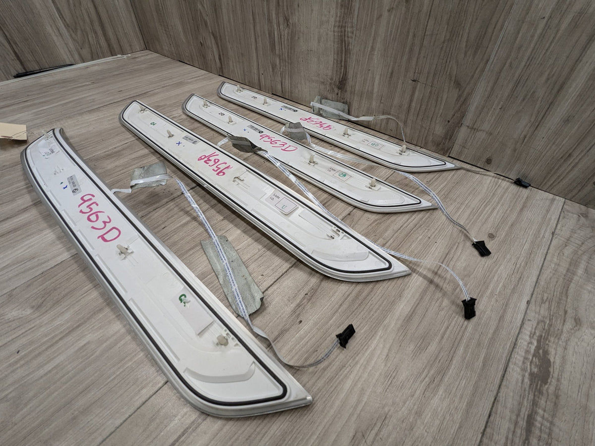 16-19 OEM BMW G11 G12 OEM Door Sills M Trim Illuminated Entry Panels Kit SET*