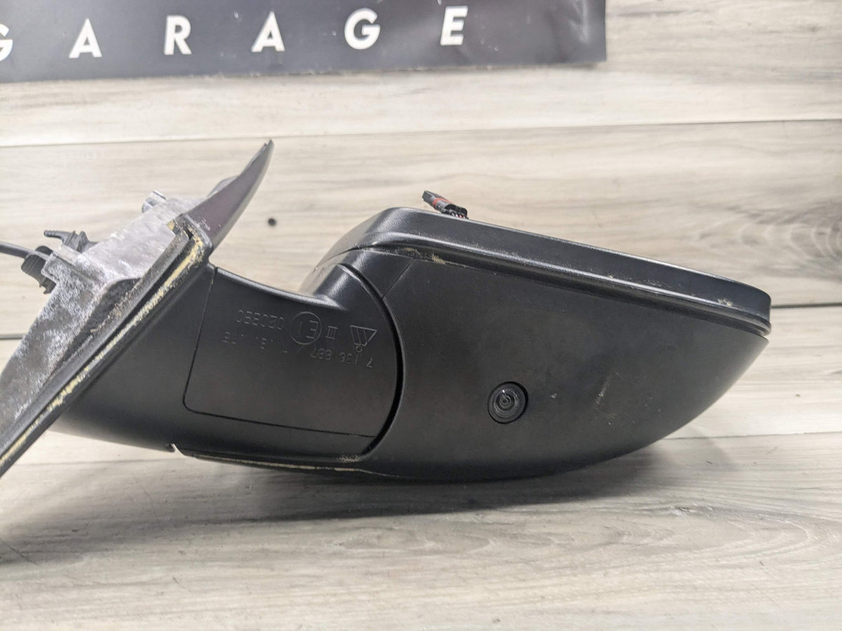 10-13 OEM BMW E70 X5M Right Side Power Folding Mirror Camera Black Assembly