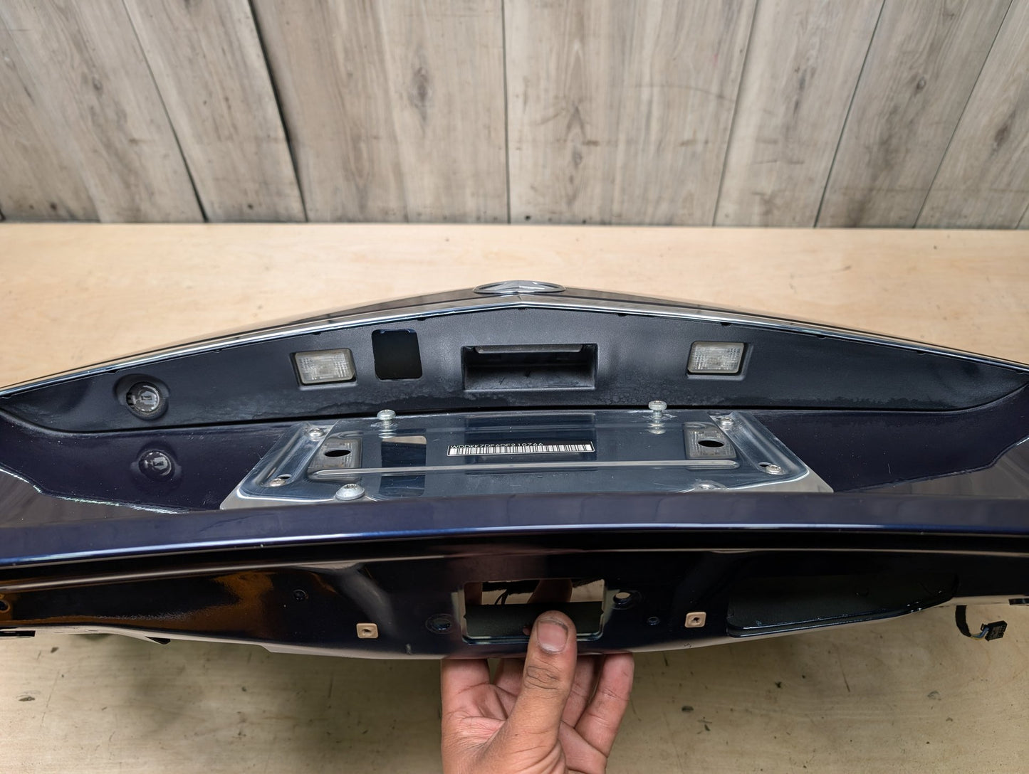 11-17 OEM Mercedes A207 C07 W207 E350 E400 E550 Trunk Lid Panel Deck Shell Blue Blue 890