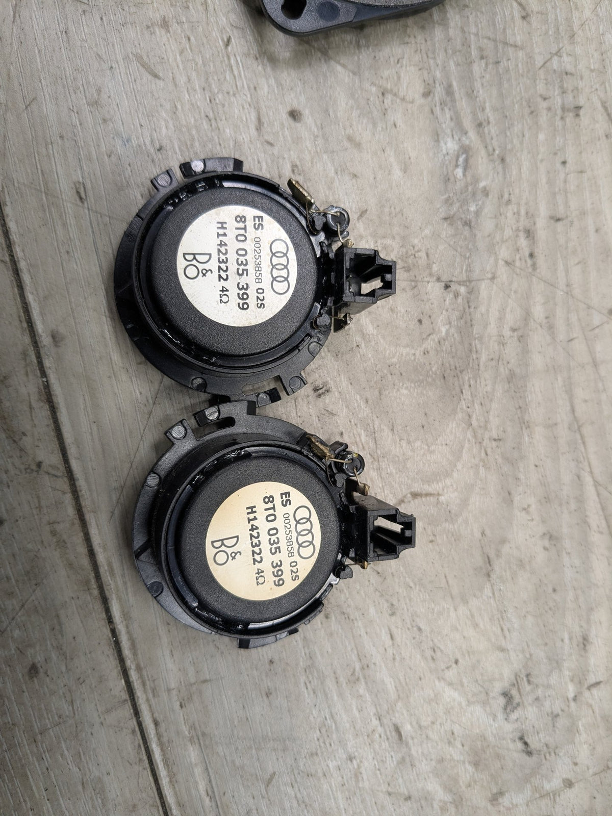 09-17 OEM AUDI A5 S5 Bang & Olufsen Front Rear Door Tweeter Speakers SET