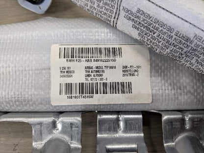 11-17 OEM BMW F25 X3 28 35 Left Driver Top Roof Head Air Bag Airbag Curtain