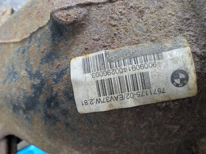 2010 BMW 335d E90 Rear Axle Carrier Differential k 7571175