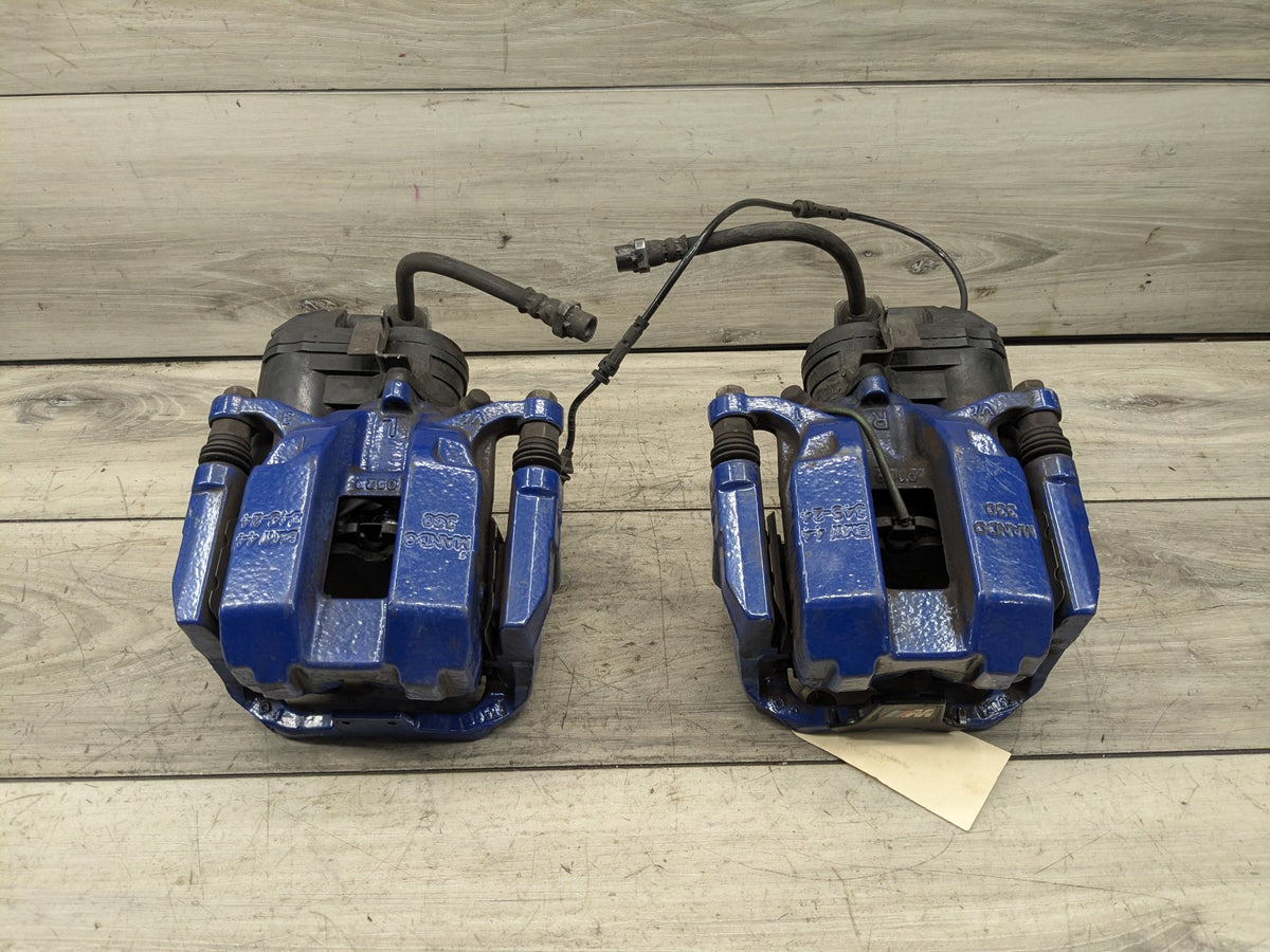 2020 BMW M340i G20 Front Rear Left Right Brake Caliper SET 6891235 OEM BMW G20 G22 G23 M240 M340 M440 Front Rear Left Right Brake Calipers SET Blue
