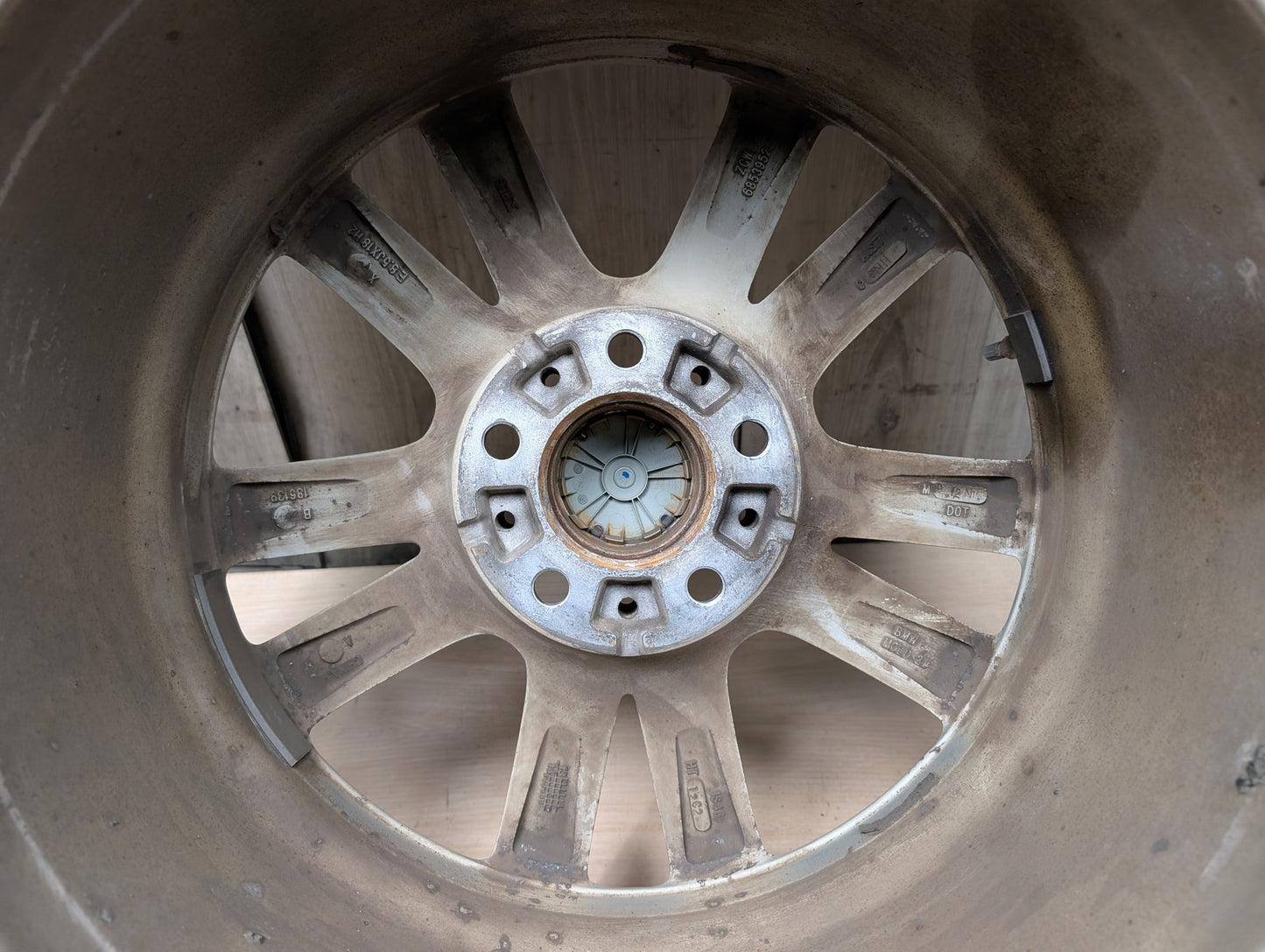 *14-18 OEM BMW F15 X5 Wheel Rim 18x8.5 ET46 5x120 LA Double Spoke Style 446