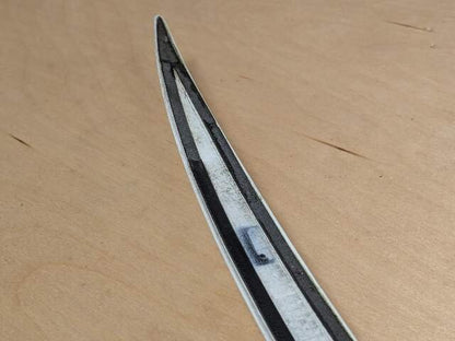Mercedes W205 Rear Spoiler AMG Boot Trunk Trim Panel Obsidian 149 Polar white