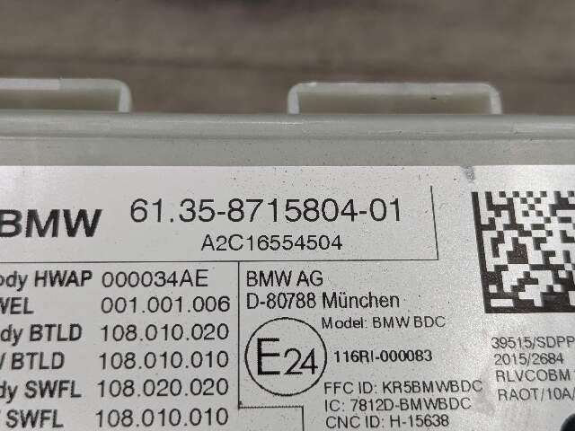 OEM BMW F90 F97 G01 G05 G12 G20 G30 X3 BDC Body Domain Control Module Unit + Key