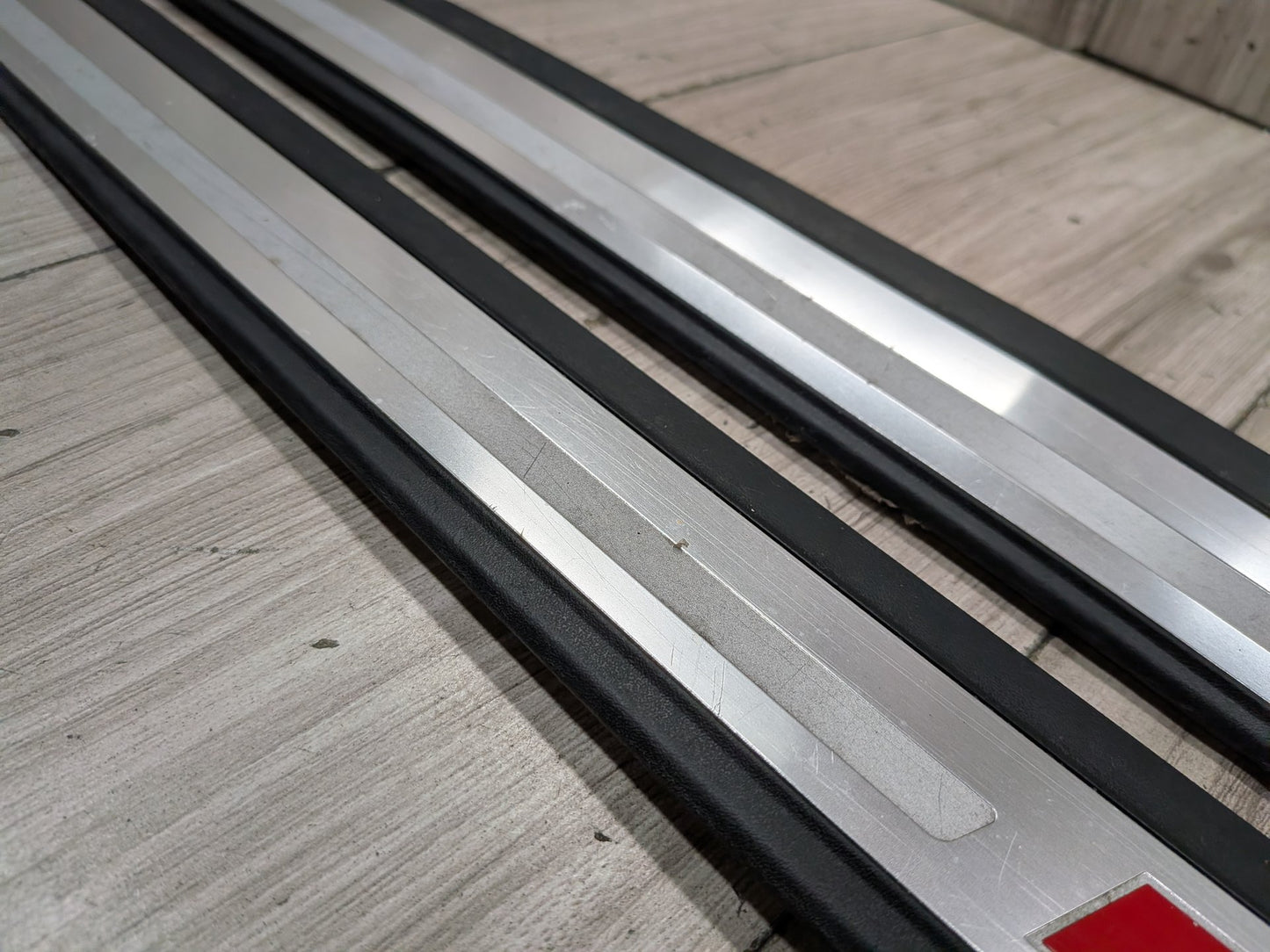 2008-2017 Audi S5 8T Front Left Right Scuff Plate Door Sill SET 8T0853373