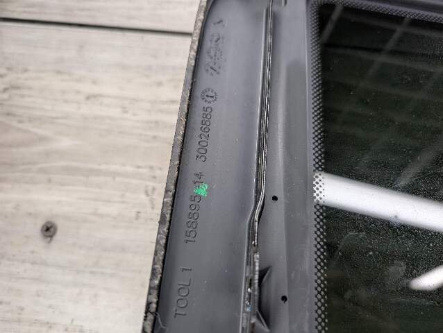 18-24 OEM BMW F97 G01 X3 X3M Rear Sunroof Sun Roof Cover Window Glass 7493796