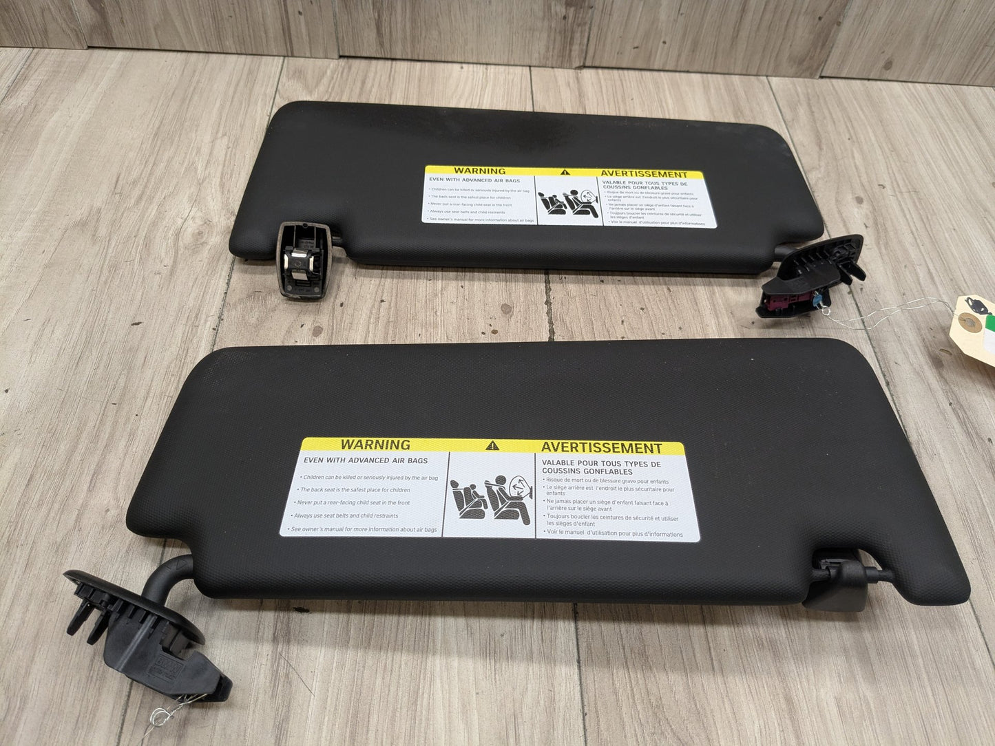 2019-2022 Front Left Right Sun Visor SET 8092727 Black! 30 day warranty!