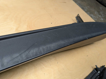 *14-18 OEM BMW F15 X5 Left Driver Side Skirt Rocker Panel Molding w/ Bracket