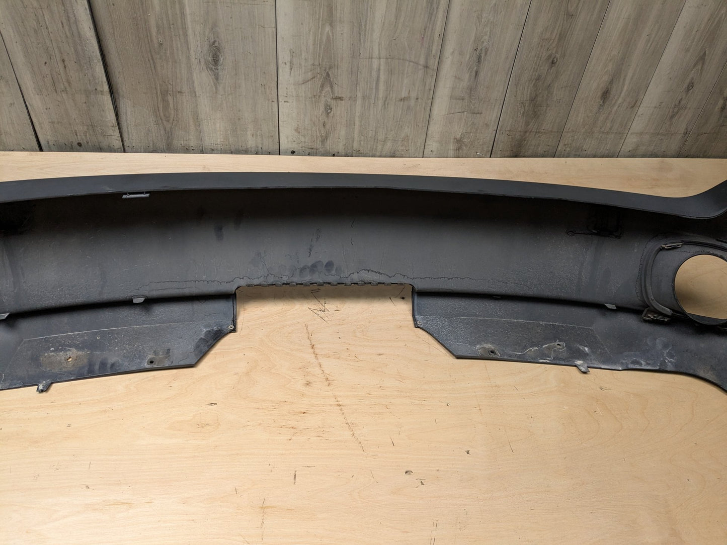 07-10 OEM BMW E70 X5 3.0si 3.5d 4.8i Rear Bumper Cover Trim Panel Diffuser TITANSILBER METALLIC (354)