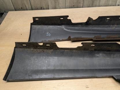 OEM BMW E82 E88 128 135 M SPORT Left Right Side Skirt Rocker Panel Black 668