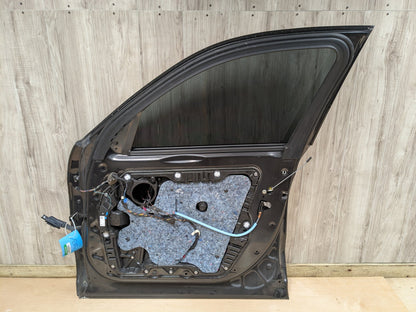 18-24 OEM BMW F97 G01 X3 X3M Front Right Passenger Door Shell Panel Gray A90 SOPHISTOGRAU BRILLANTEFFEKT METALLI (A90)