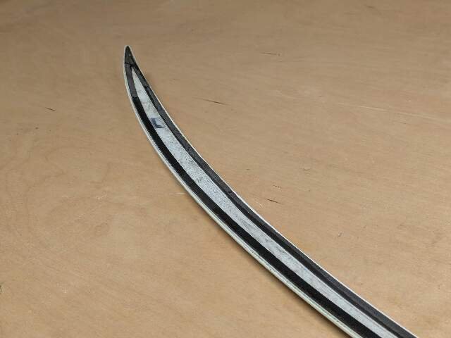 Mercedes W205 Rear Spoiler AMG Boot Trunk Trim Panel Obsidian 149 Polar white