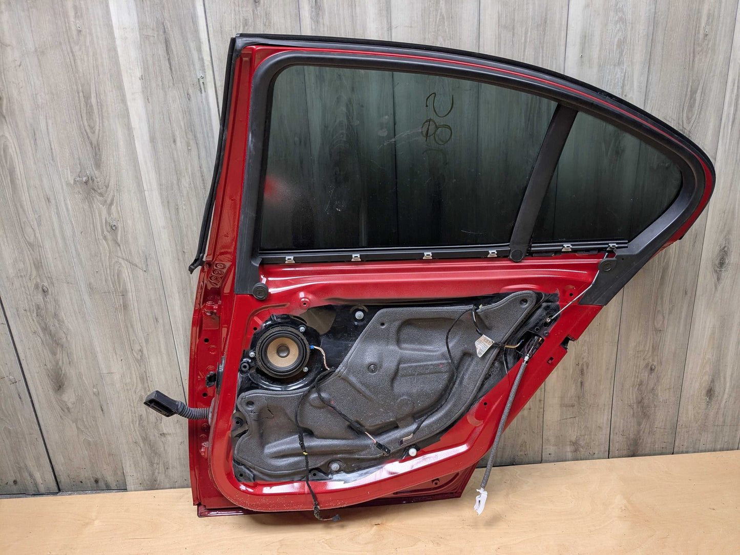 OEM BMW F30 F80 328 330 335 340 M3 Rear Right Passenger Door Shell Panel Red MELBOURNEROT METALLIC (A75)