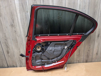 OEM BMW F30 F80 328 330 335 340 M3 Rear Right Passenger Door Shell Panel Red MELBOURNEROT METALLIC (A75)
