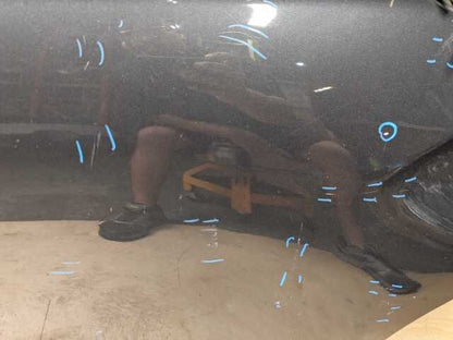 15-19 OEM BMW F16 X6 F86 X6M Rear Left Driver Door Shell Panel Gray A90 SOPHISTOGRAU BRILLANTEFFEKT METALLI (A90)