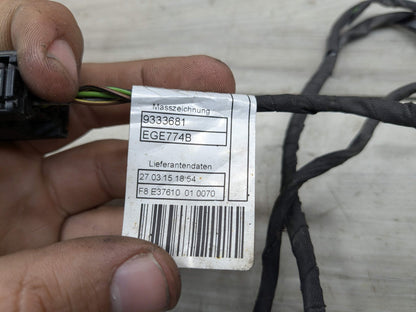 14-18 OEM BMW F15 X5 REAR Parking Distance Sensors PDC Wire Wiring Harness
