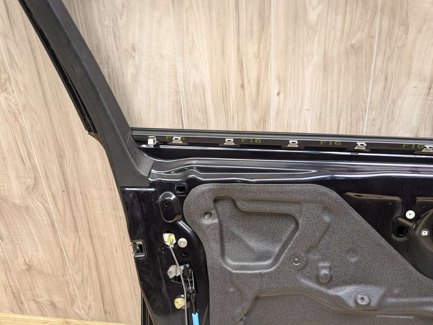 15-19 OEM BMW F16 X6 F86 X6M Front Left Driver Door Shell Panel Black 416 CARBONSCHWARZ METALLIC (416)