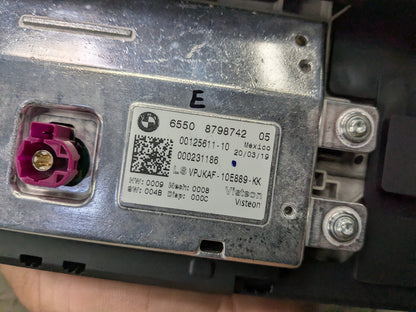 Monitor Display Screen *NOTE* 19-21 OEM BMW G20 330 M340 Center Display NBT Navigation Screen Monitor