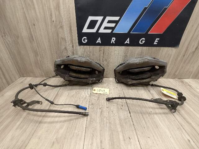 16-22 OEM BMW G11 G12 Front Left Right Driver Passenger Brake Caliper Gray SET