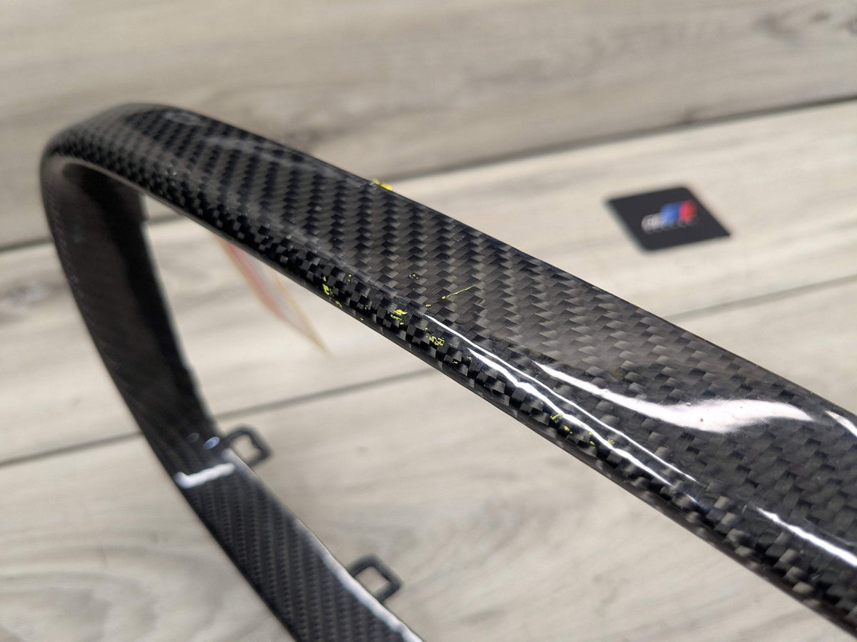 15-20 OEM BMW F87 M2 Left Driver Side Carbon Fiber Overlay Upper Kidney Grille