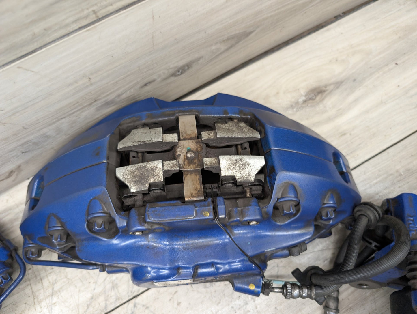 17-23 OEM BMW G30 540 M550 Front Rear Left Right Brake M SPORT Calipers SET Blue