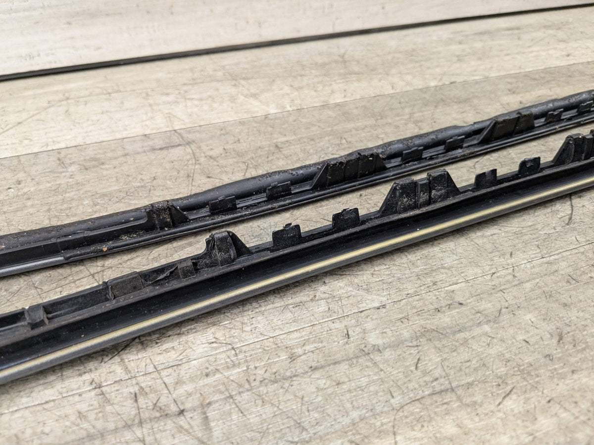 OEM BMW F15 F16 F85 F86 Front Left Right Windshield Side Drip Molding PAIR
