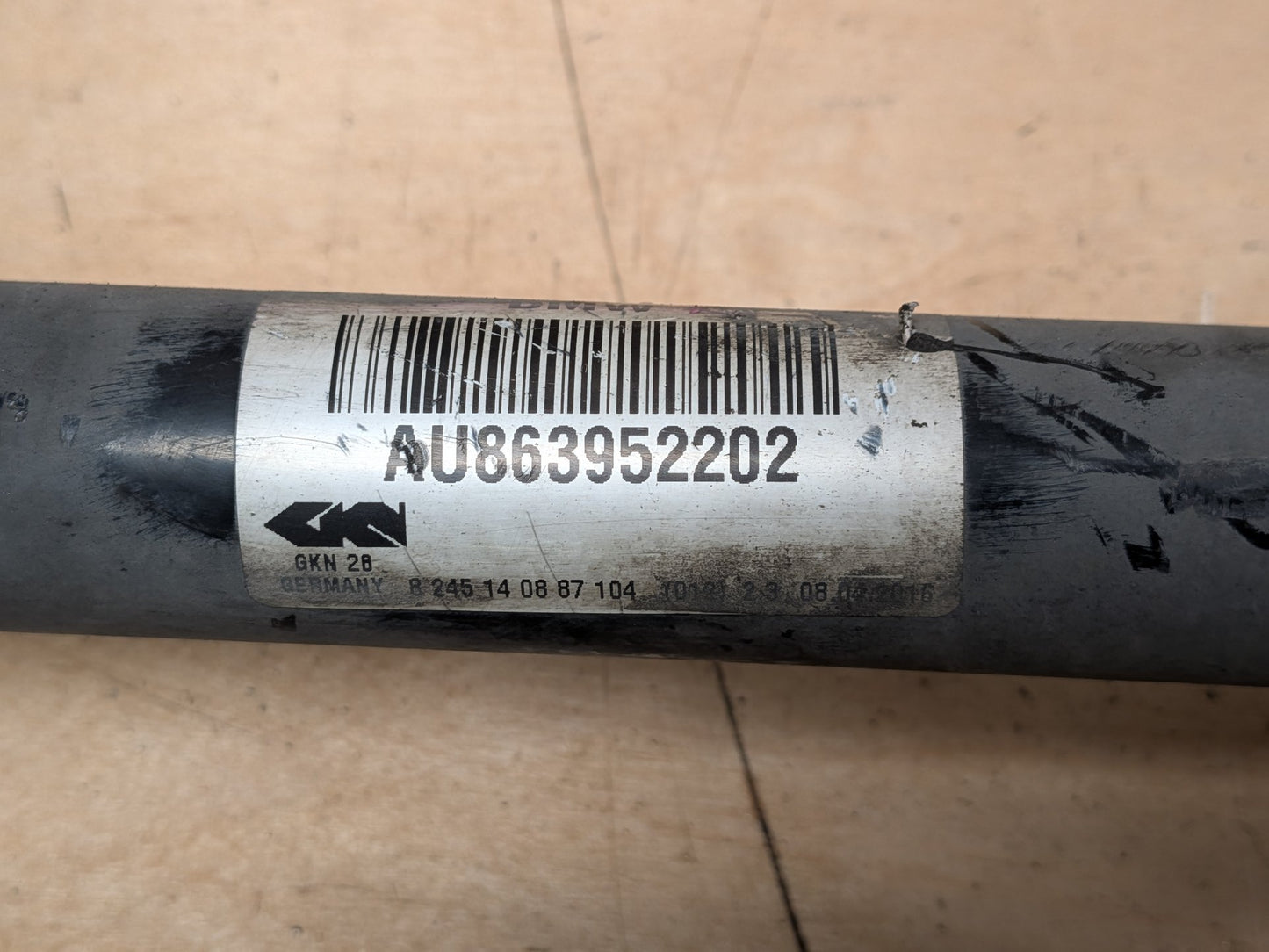 16-19 OEM BMW G11 G12 750iX B7 Front Right Passenger Output Half Shaft CV Axle