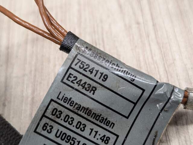 03-05 OEM BMW E85 Z4 2.5i 3.0i Engine M54 Ignition Coil Wiring Wire Harness