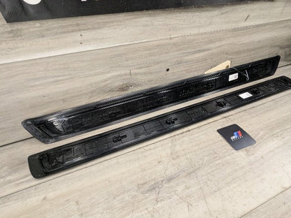19-24 OEM BMW G23 M SPORT Front Left Right Door Sill Plate Molding Trim PAIR