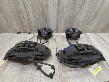 17-23 OEM BMW G30 540 M550 Front Rear Left Right Brake M SPORT Calipers SET Blue