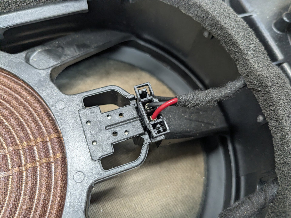 10-16 OEM Mercedes W212 W218 E350 E550 Rear Subwoofer Speaker Tray