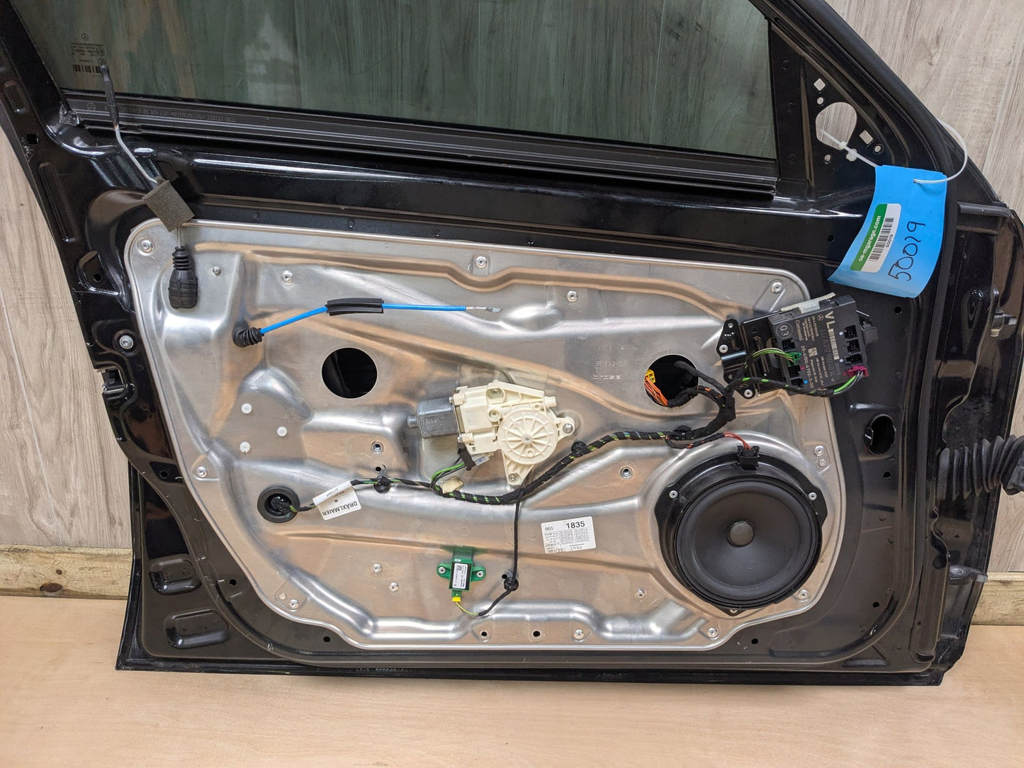 10-16 OEM Mercedes W212 E350 E400 E550 Front Left Driver Door Shell Panel Black 197 (Obsidian black- Metallic finish)