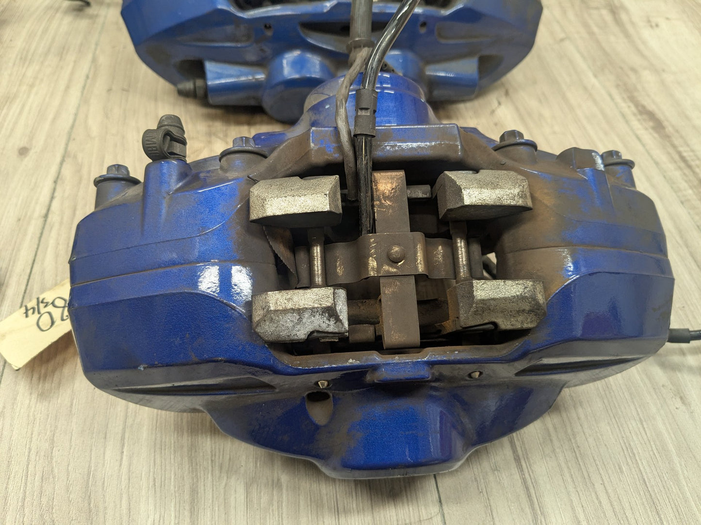 14-20 OEM BMW F22 F23 M235 M240 Front Rear Brake Calipers Brembo SET Blue