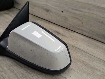 2011-2016 BMW 528i F10 Front Left Driver Side Mirror Assembly 7321843 *11-13 BMW F10 528 535 Left Driver Side Outside Mirror Camera Heated White 300