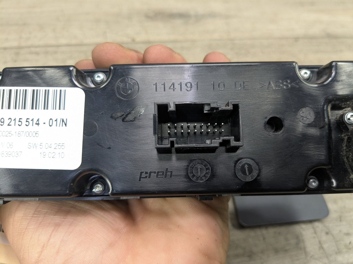 07-14 OEM BMW E70 E71 X5 X6 Rear AC Temperature Heater Climate Control Switch