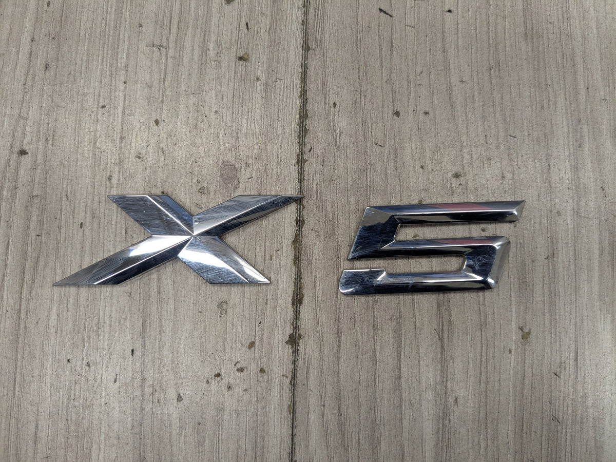 14-18 OEM BMW F15 X5 Rear Trunk Lide X5 Badge Emblem