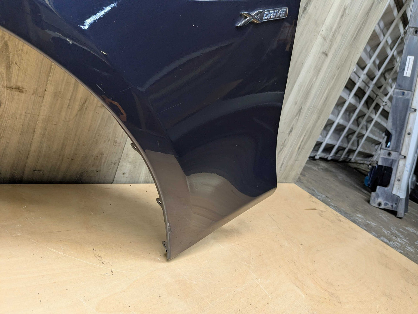 11-16 OEM BMW F10 528 535 550 Left Driver Side Fender Panel Blue A89 IMPERIALBLAU BRILLANTEFFEKT METALLI (A89)