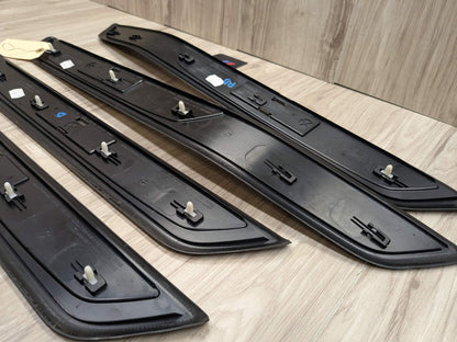 2013 BMW 750Li F02 Front Rear Left Right Scuff Plate Door Sill SET 8046291