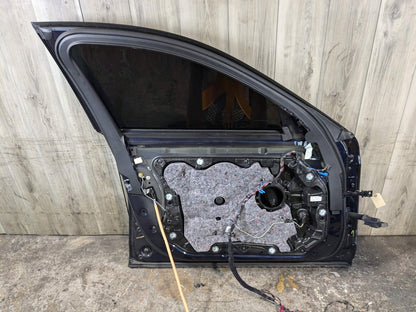 2018 BMW 540i G30 Front Left Driver Door Shell Panel Blue Imperialblau Brillanteffekt Metallic (A89)